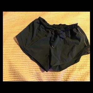 Women’s lululemon running shorts size 8 black